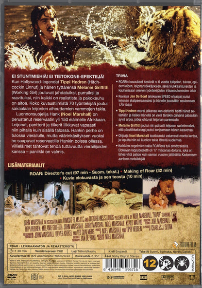 Roar (1981) DVD KÄYTETTY