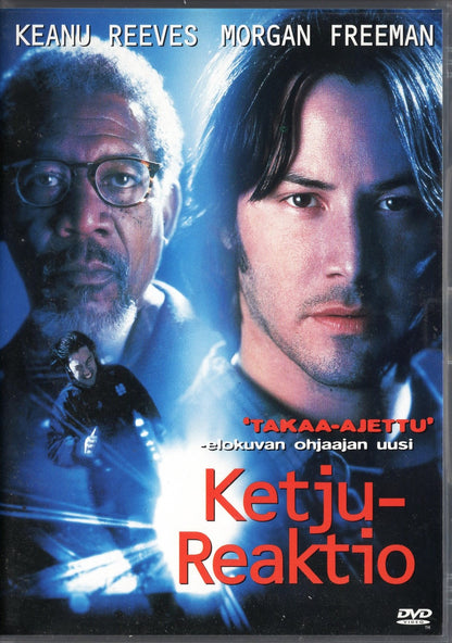 Chain Reaction - Ketjureaktio (1996) DVD KÄYTETTY