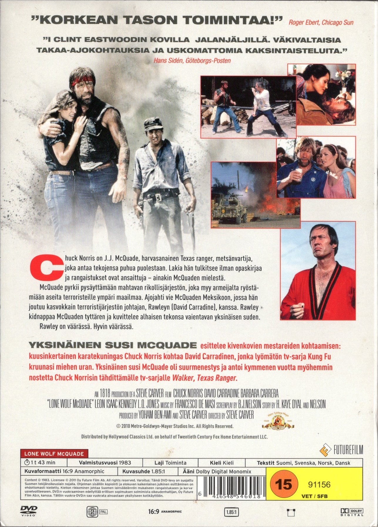 Lone Wolf McQuade - Yksinäinen susi McQuade (1983) DVD KÄYTETTY