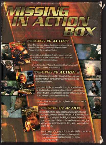 Missing In Action 1-3 Box - DVD KÄYTETTY