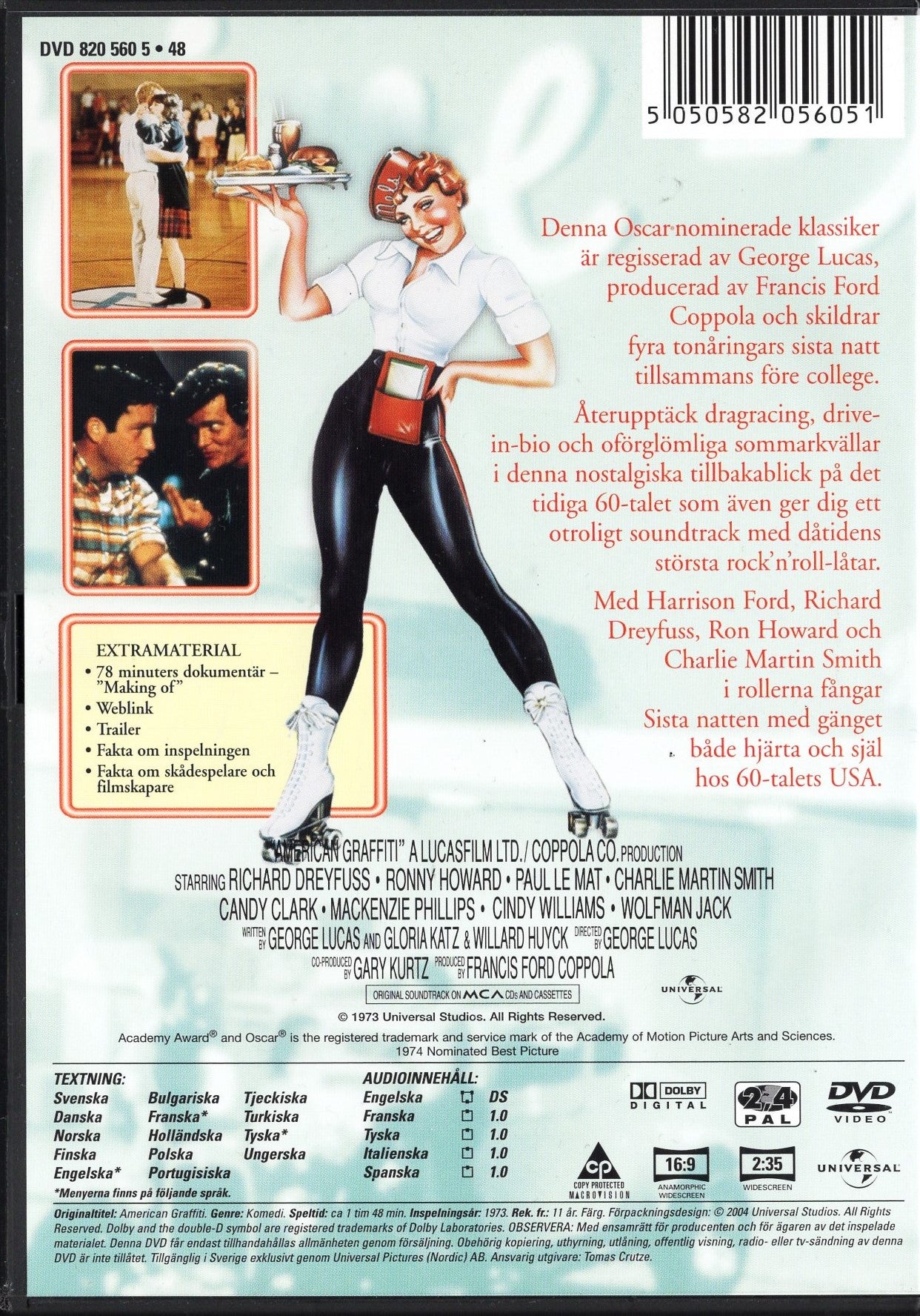 American Graffiti - Svengijengi 62 (1973) DVD KÄYTETTY