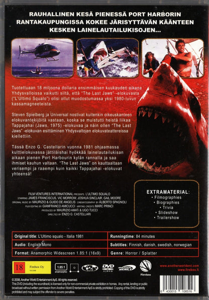 Last Jaws - Valkoinen tappaja (1981) DVD KÄYTETTY