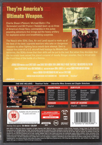 Navy Seals (1990) DVD KÄYTETTY