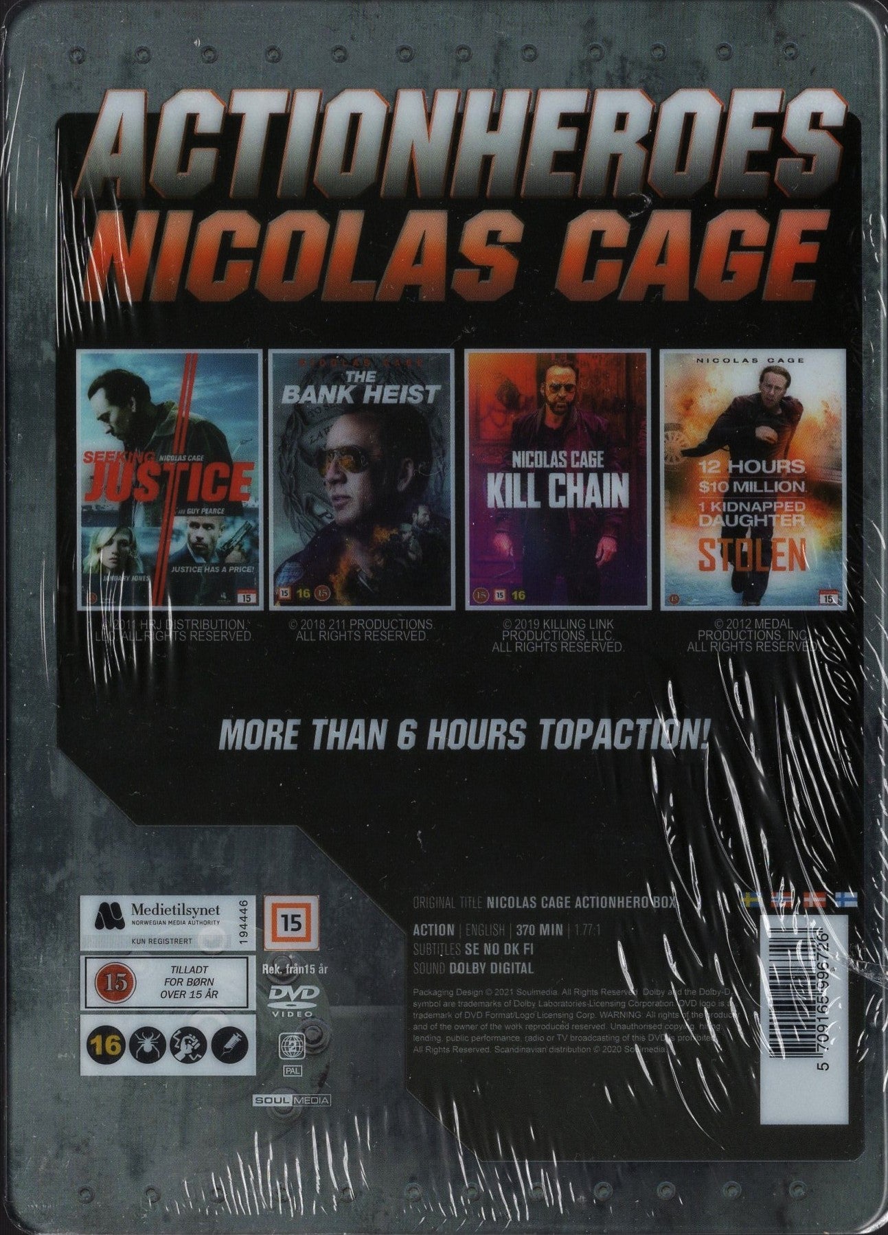 Action Heroes – Nicolas Cage Collection DVD KÄYTETTY