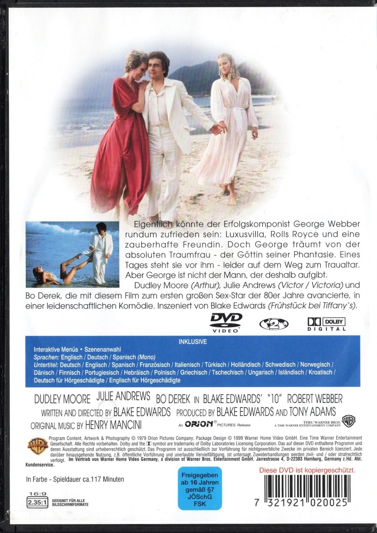 10 – nainen kuin unelma (1979) DVD KÄYTETTY