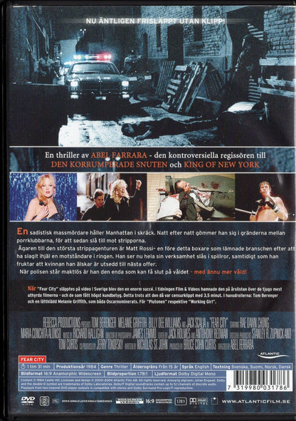 Fear City (1984) DVD KÄYTETTY