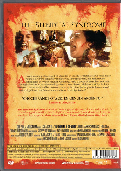 Stendhal Syndrome (1996) DVD KÄYTETTY