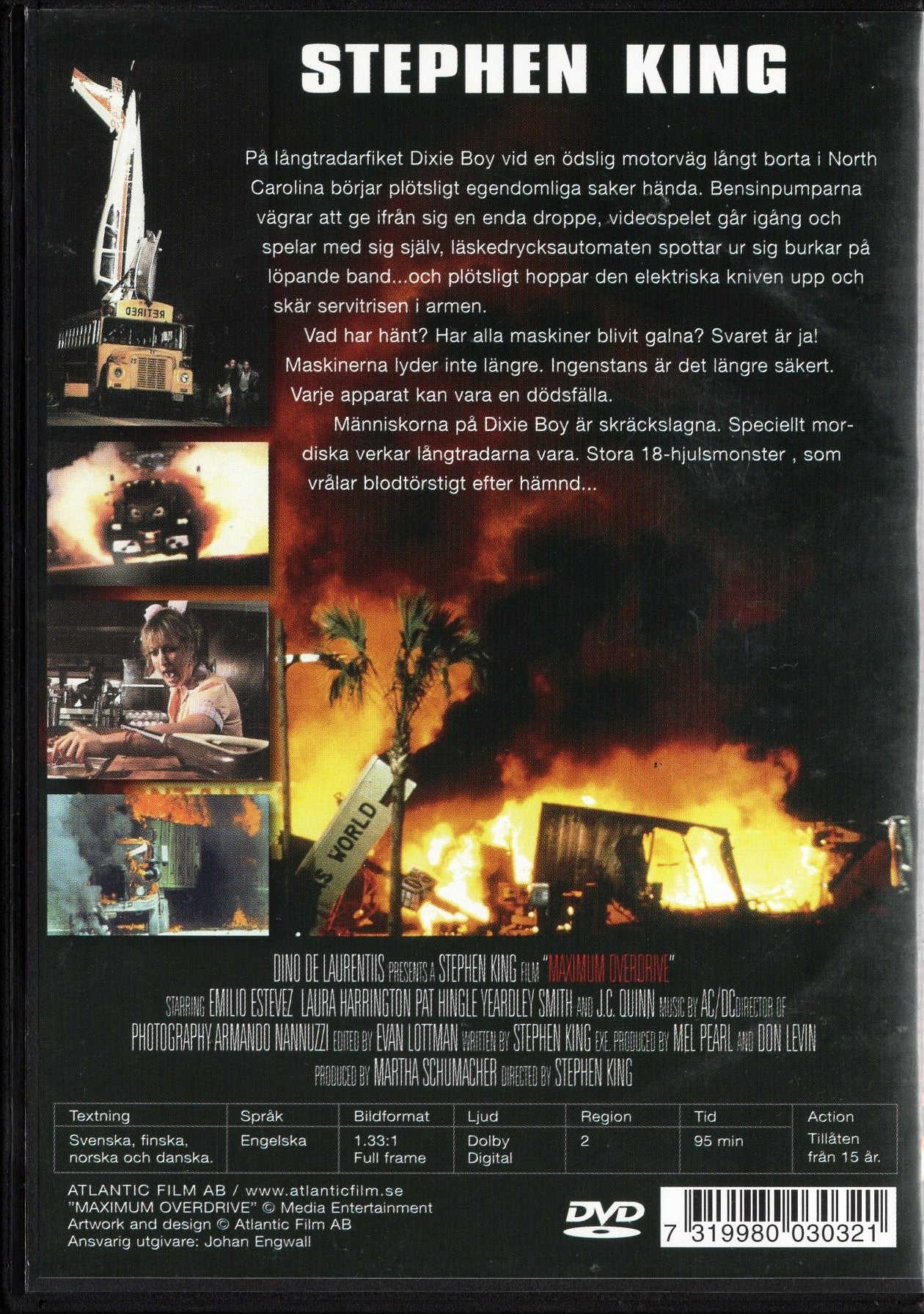 Maximum Overdrive (1986) DVD KÄYTETTY
