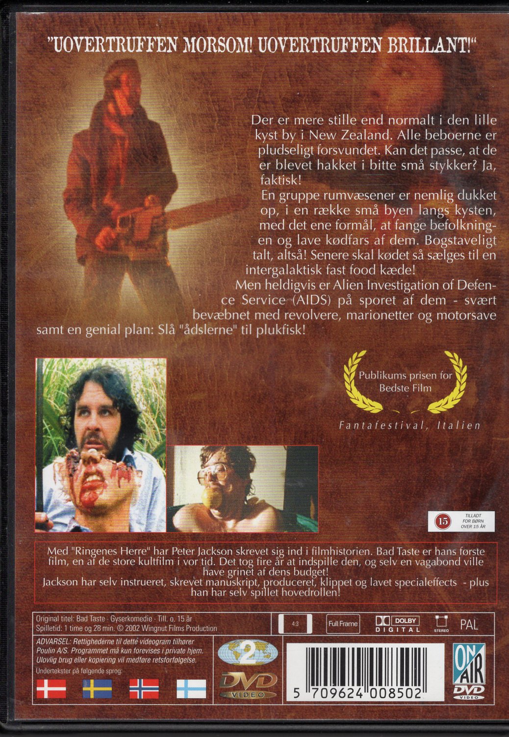 Bad Taste (Uusi-Seelanti 1987) DVD KÄYTETTY