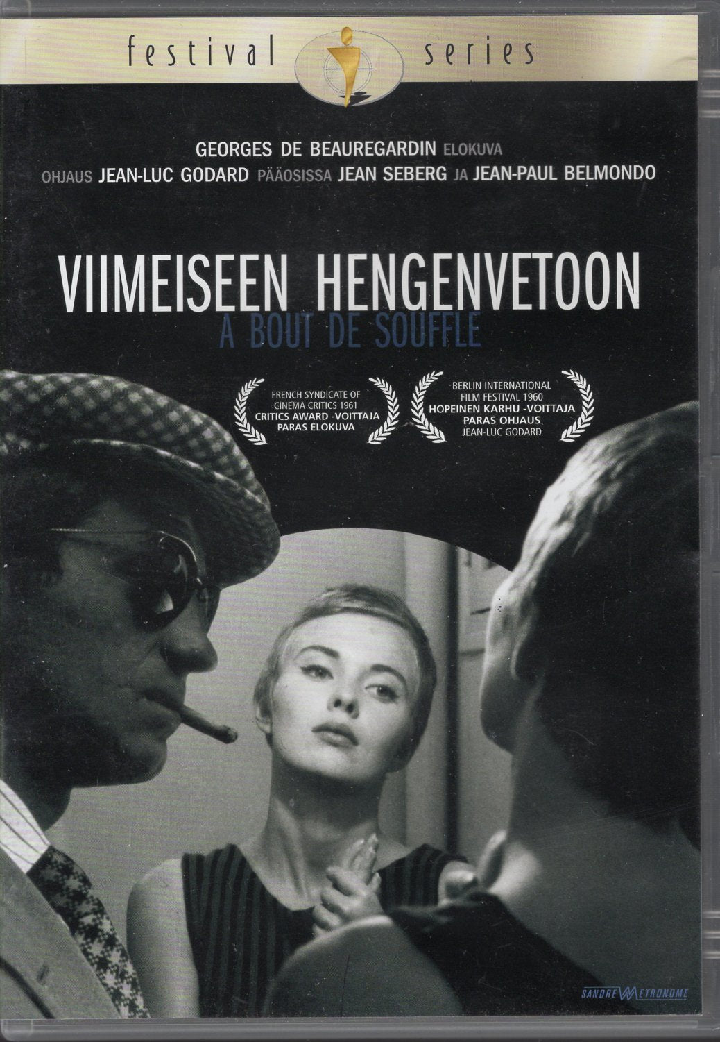 À bout de souffle - Viimeiseen hengenvetoon (1960) DVD KÄYTETTY