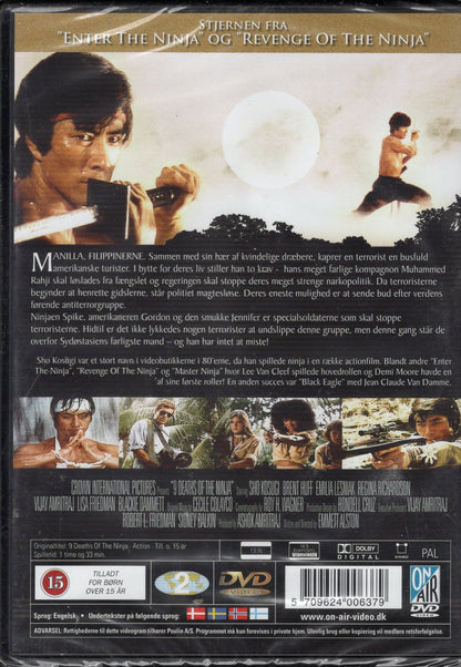 9 Deaths of the Ninja (1985) DVD KÄYTETTY