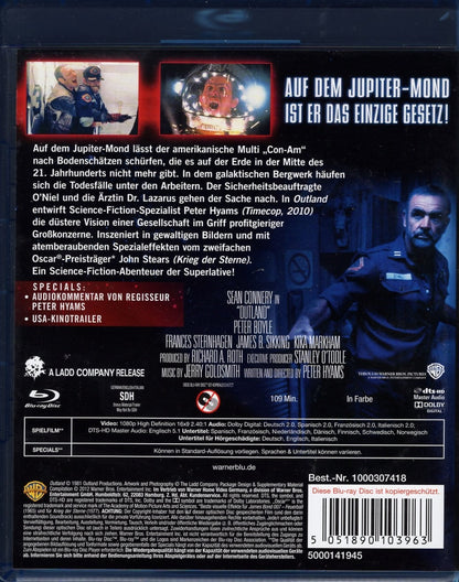 Outland – Operaatio Outland (USA 1981) BD KÄYTETTY