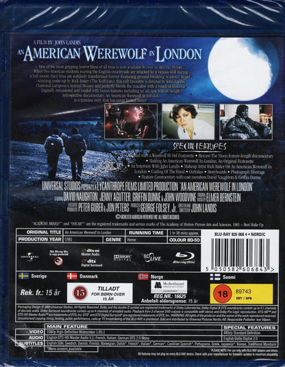 An American Werewolf in London (1981) BD KÄYTETTY
