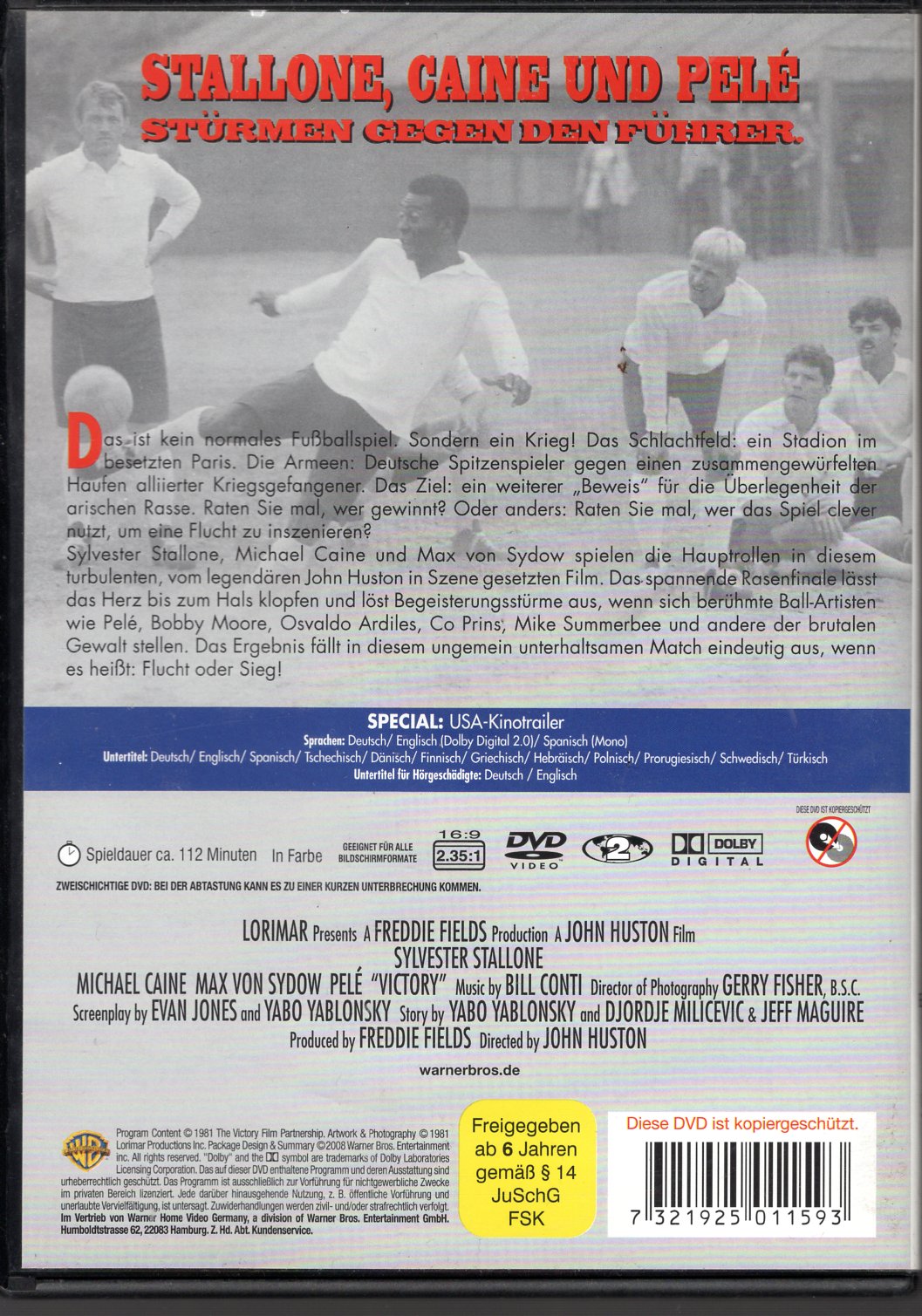 Victory - Pako voittoon (1981) DVD KÄYTETTY