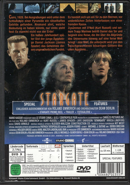Stargate - Director's Cut (1994) DVD KÄYTETTY