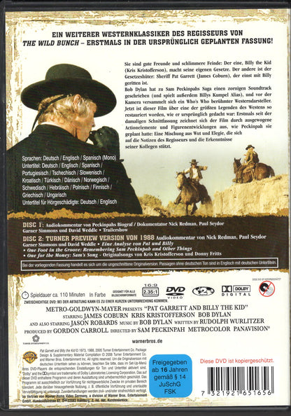 Pat Garret and Billy the Kid (USA 1973) DVD KÄYTETTY
