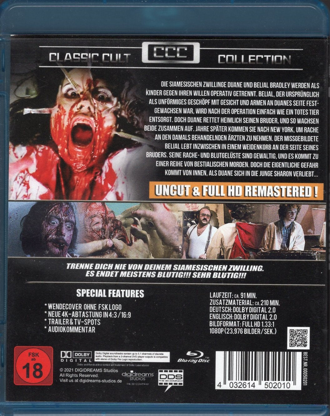 Basket Case (1982) BD KÄYTETTY