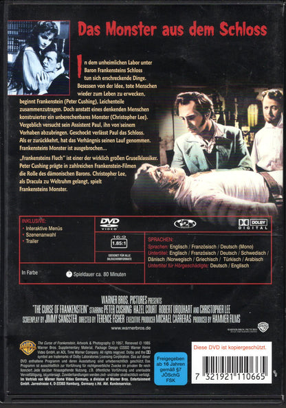Curse of Frankenstein (1957) DVD KÄYTETTY