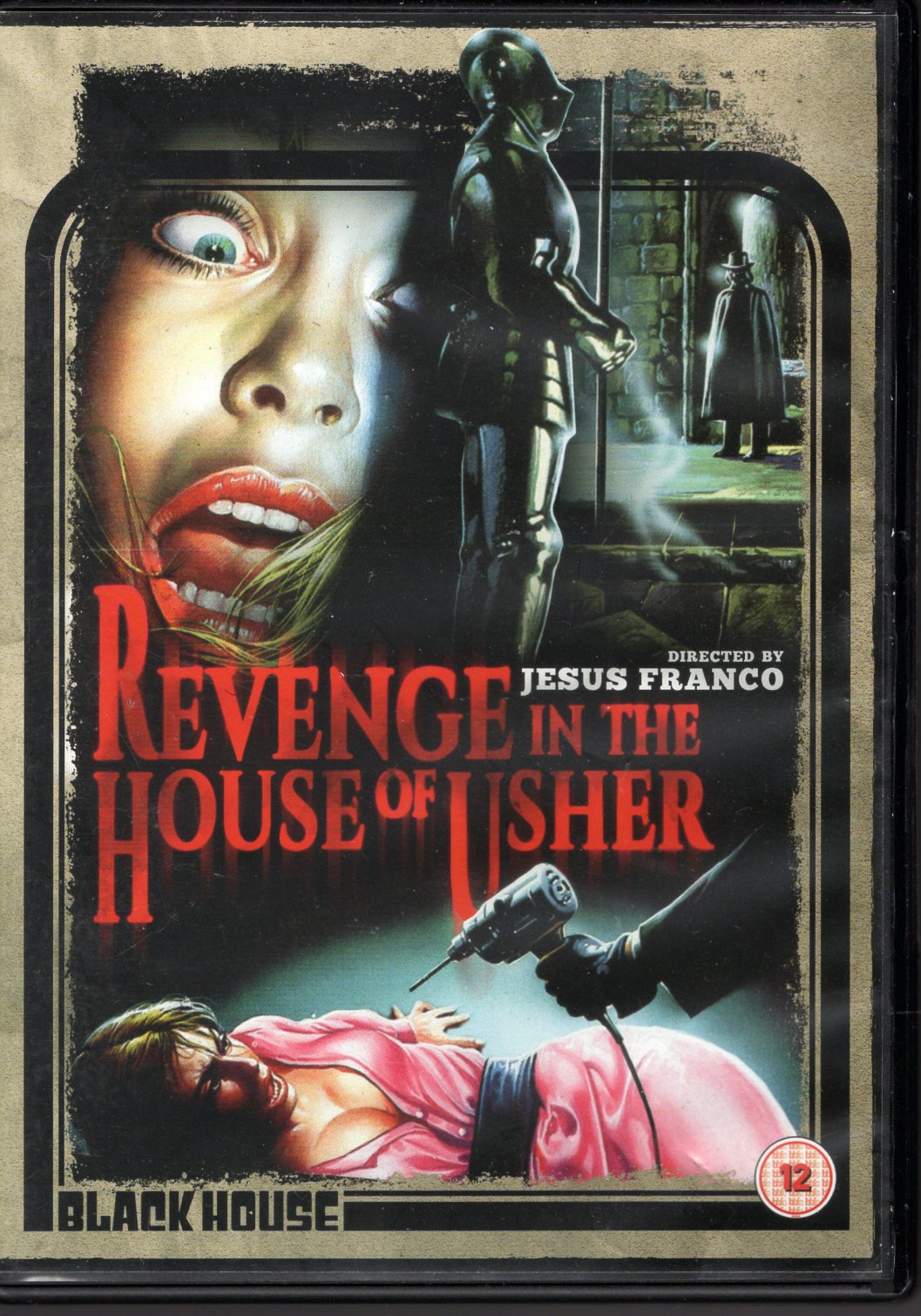 Revenge in the House of Usher (1983) DVD KÄYTETTY