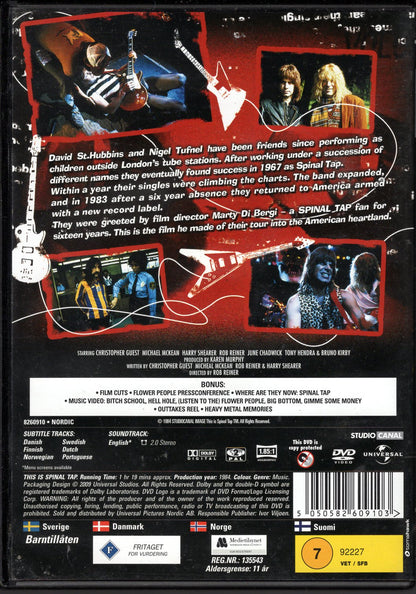 This Is Spinal Tap (1984) DVD KÄYTETTY
