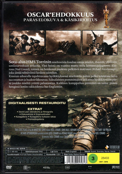 In Which We Serve - Meri on kohtalomme (1942) DVD KÄYTETTY