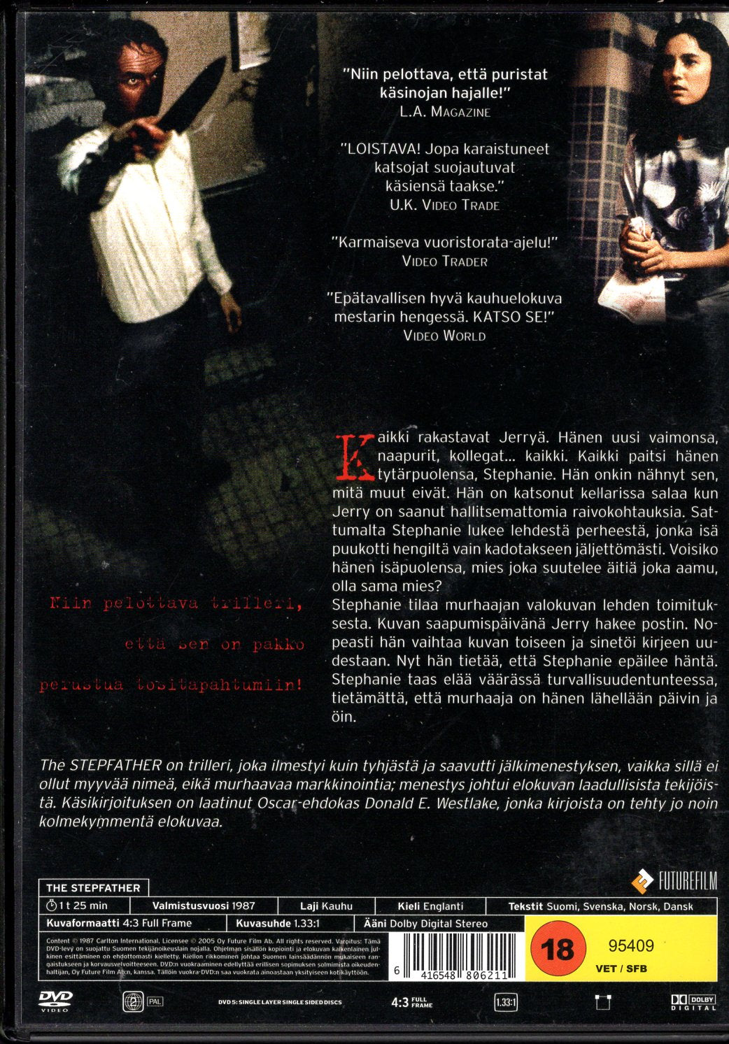 Stepfather - Isäpuoli (USA 1987) DVD KÄYTETTY
