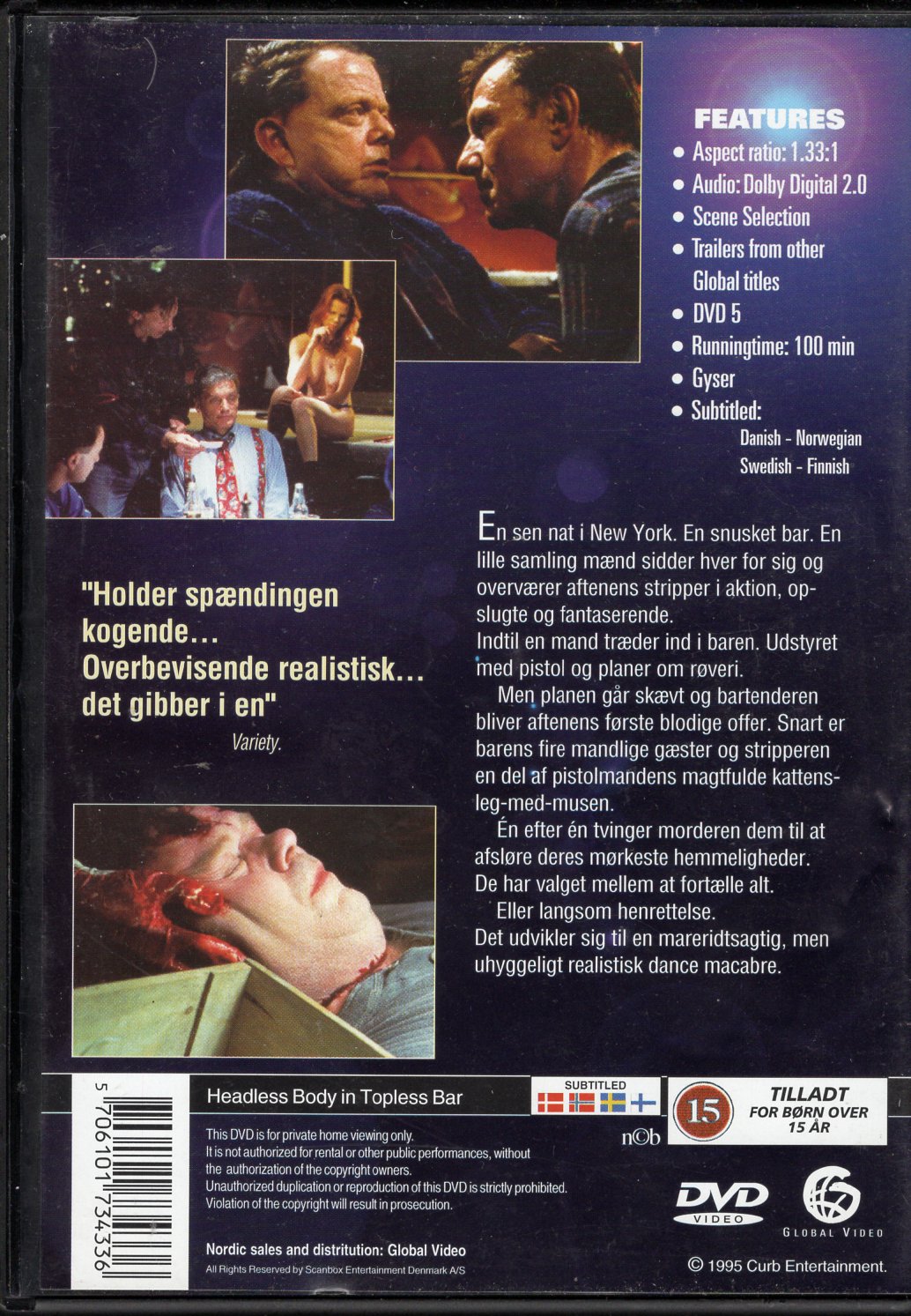 Headless Body in Topless Bar (1995) DVD KÄYTETTY