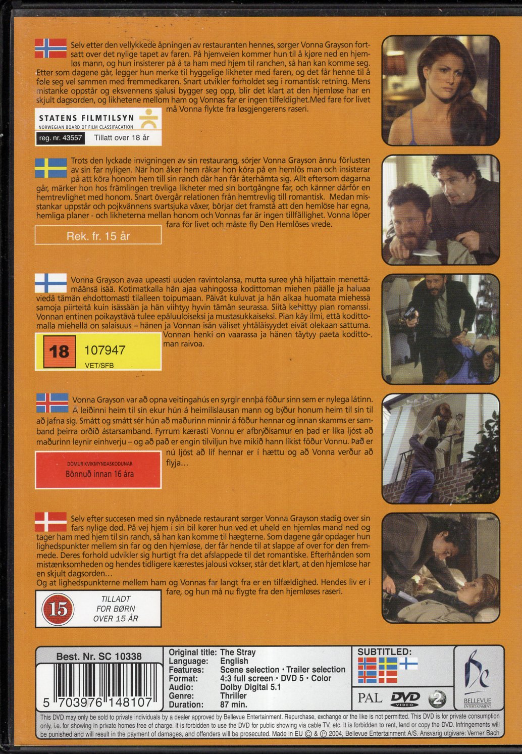 Stray (2000) DVD KÄYTETTY