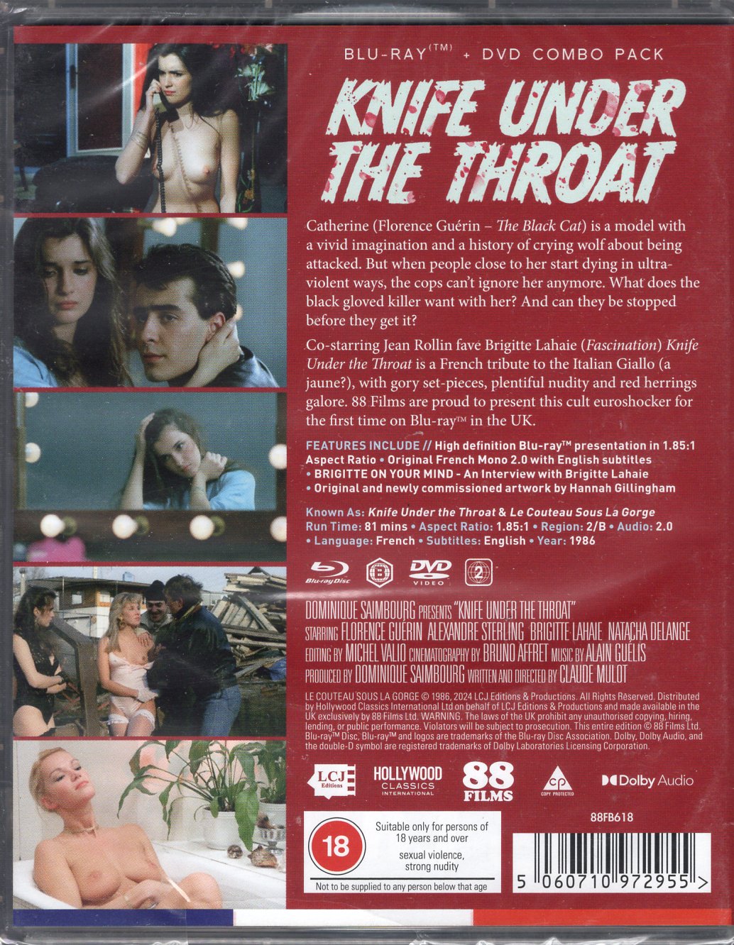 Knife Under the Throat (1986) BD + DVD