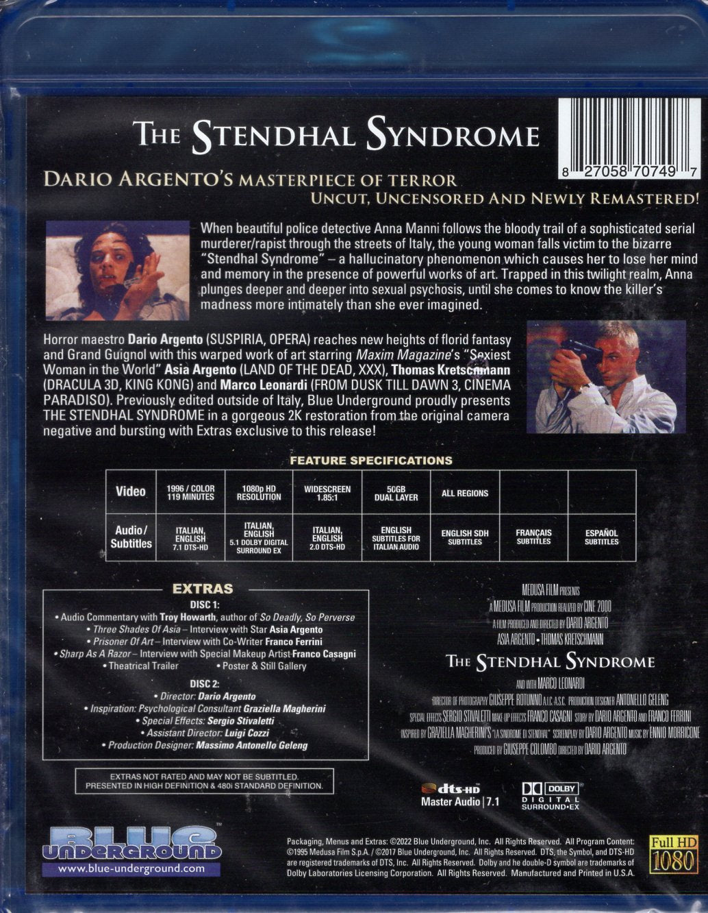 Stendhal Syndrome (1996) BD