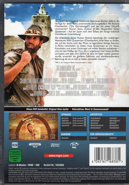 King Solomon’s Mines – Kuningas Salomonin kaivokset (USA 1985) DVD KÄYTETTY