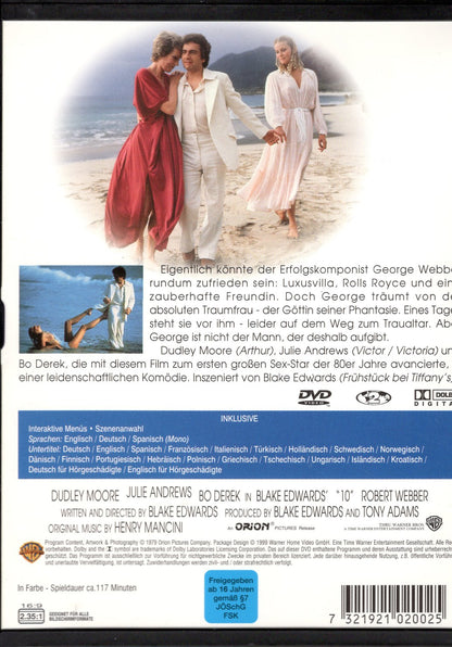 10 – nainen kuin unelma (1979) DVD KÄYTETTY