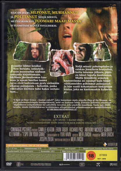 I Spit On Your Grave (USA 1978) DVD KÄYTETTY
