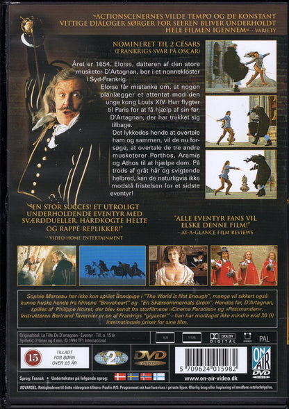 Daughter of D’Artagnan – D’Artagnanin tytär (1994) DVD KÄYTETTY