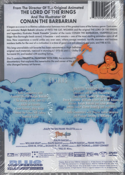 Fire and Ice (1983) DVD
