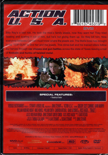 Action U.S.A. (1989) DVD