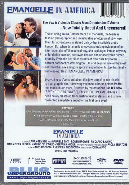 Emanuelle in America (1976) DVD