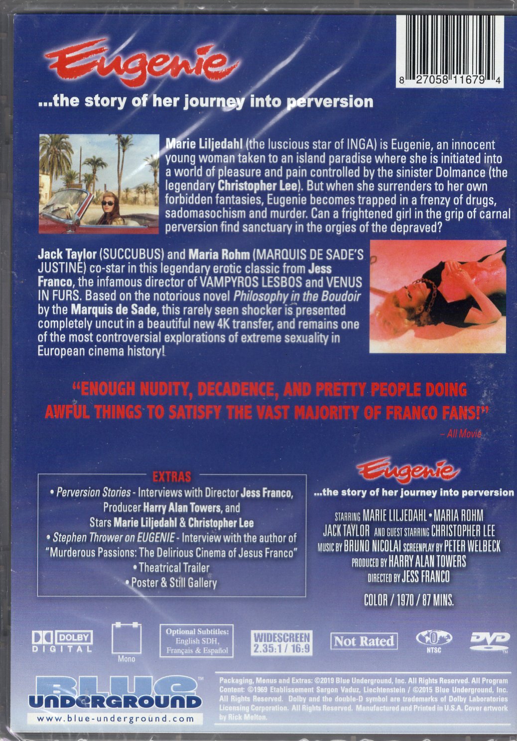 Eugenie (1970) DVD