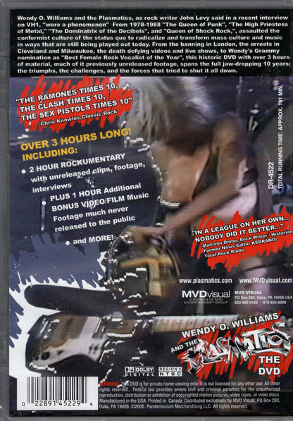 Wendy O. Williams and the Plasmatics: 10 Years of Revolutionary Rock and Roll (2006) DVD