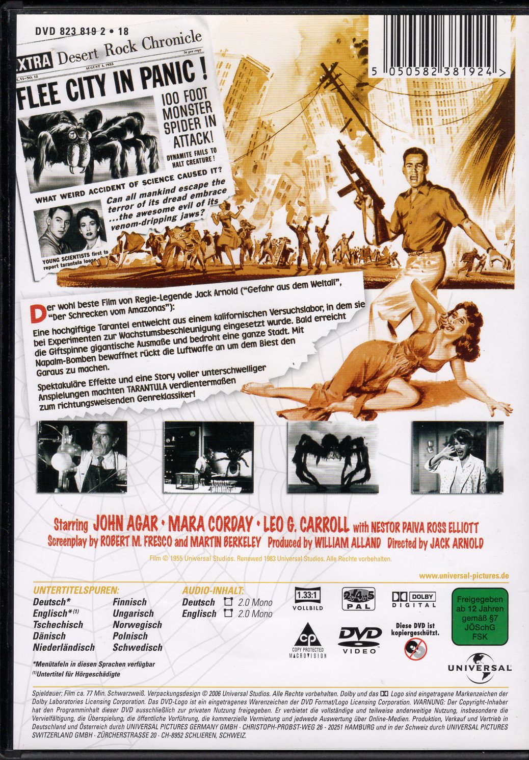 Tarantula (1955) DVD KÄYTETTY