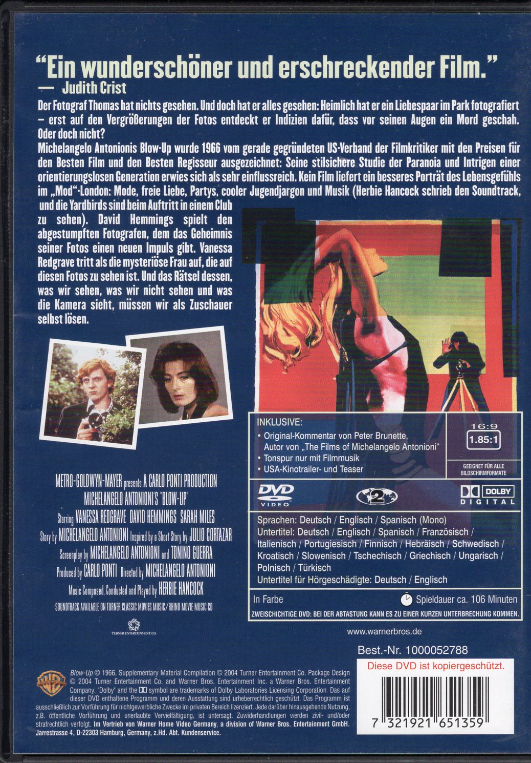 Blow-Up (1966) DVD KÄYTETTY