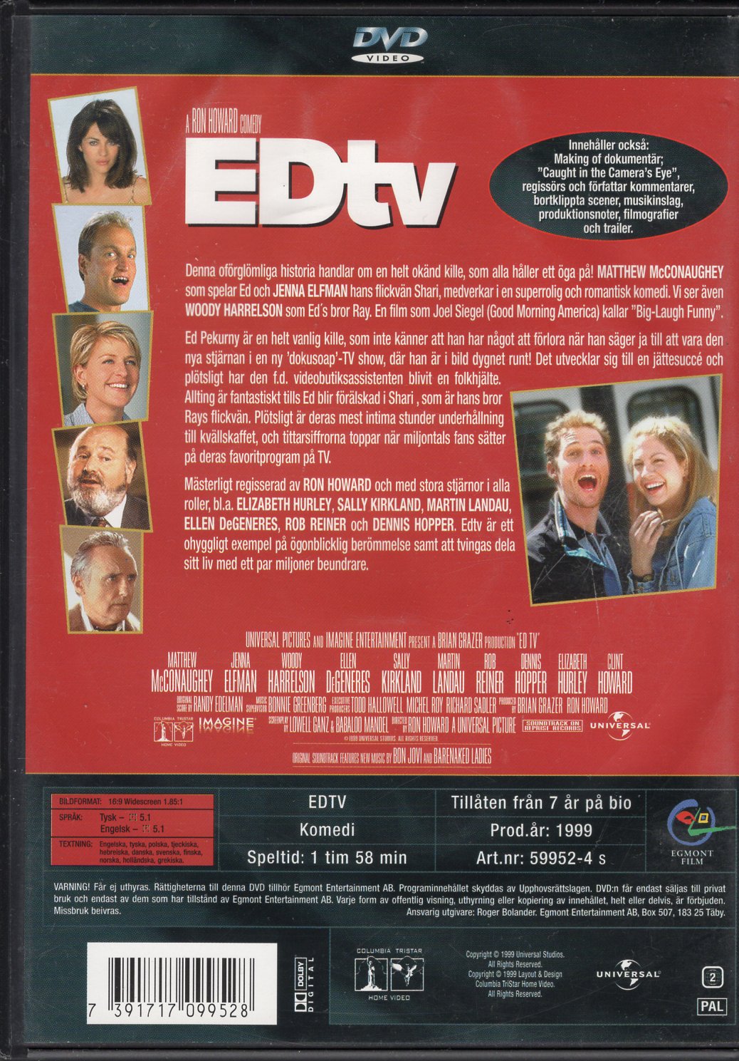 EDtv (1999) DVD KÄYTETTY