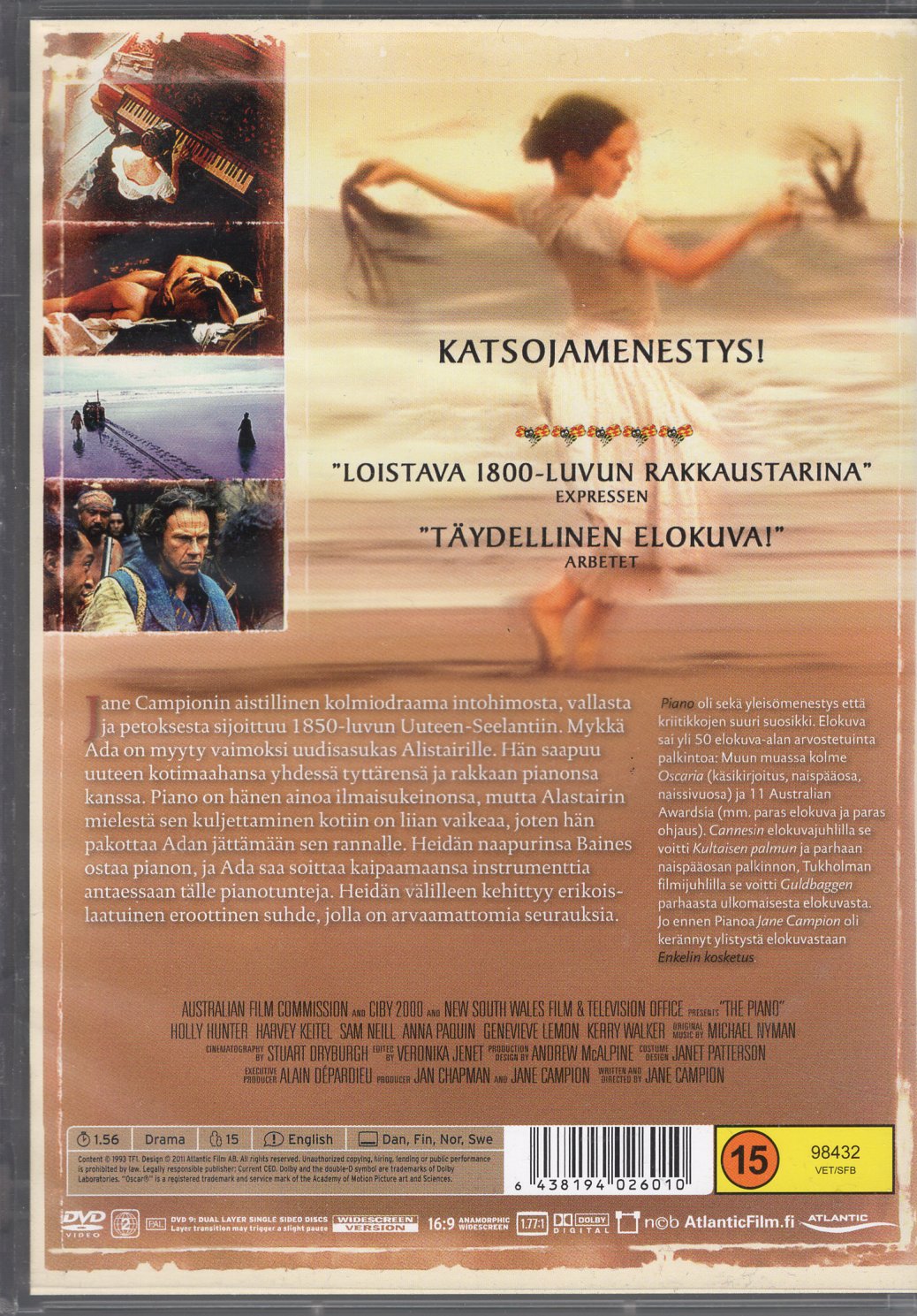 Piano (1993) DVD KÄYTETTY
