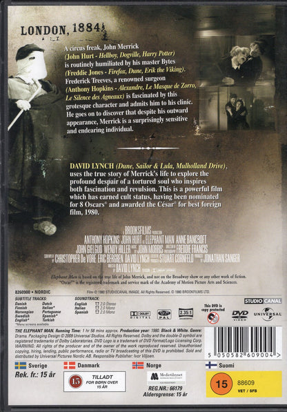 Elephant Man (1980) DVD KÄYTETTY