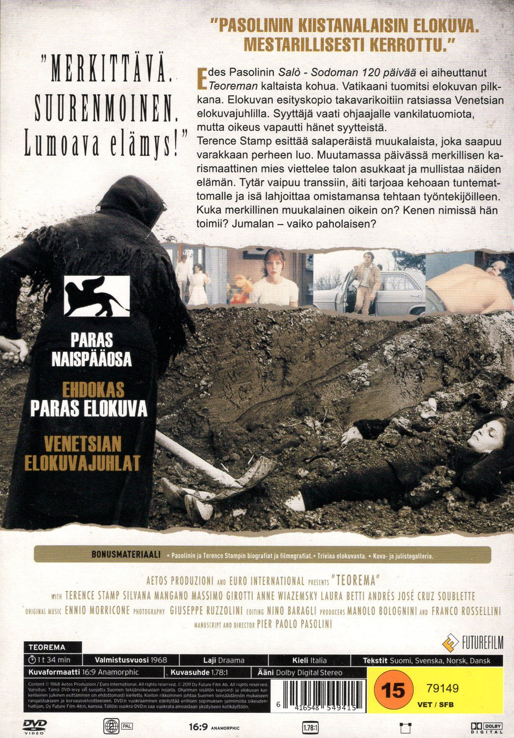 Teorema (1968) DVD KÄYTETTY