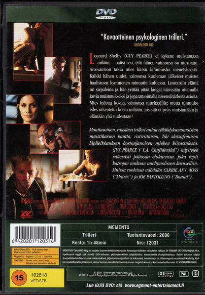 Memento (2000) DVD KÄYTETTY