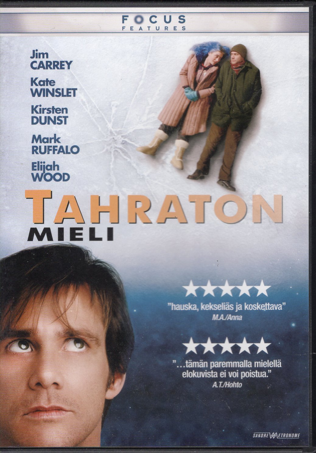 Eternal Sunshine of the Spotless Mind - Tahraton mieli (2004) DVD KÄYTETTY