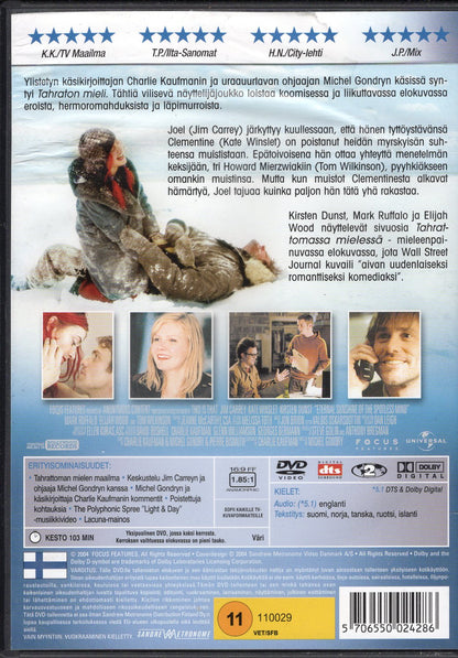 Eternal Sunshine of the Spotless Mind - Tahraton mieli (2004) DVD KÄYTETTY
