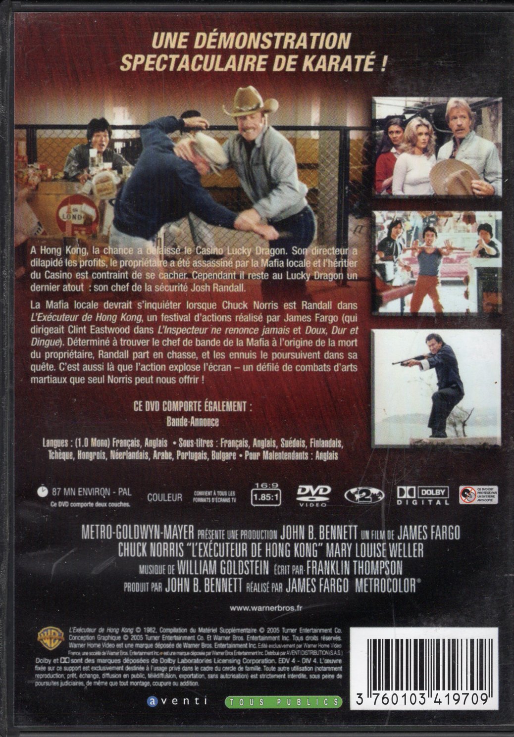 Forced Vengeance – Kovat nyrkit (USA 1982) DVD KÄYTETTY