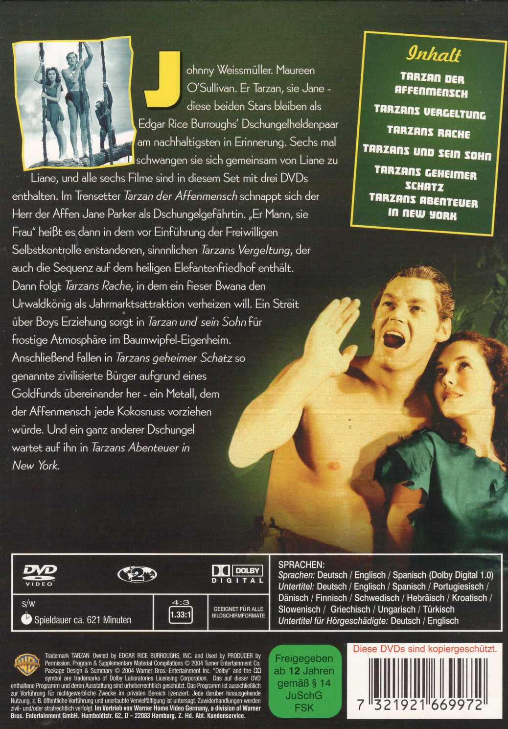 Tarzan Collection (1932–1942) DVD KÄYTETTY